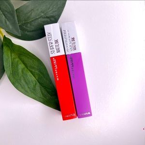 Maybelline Super stay Matte Ink 2 pack in 320 individualist and 35 creator